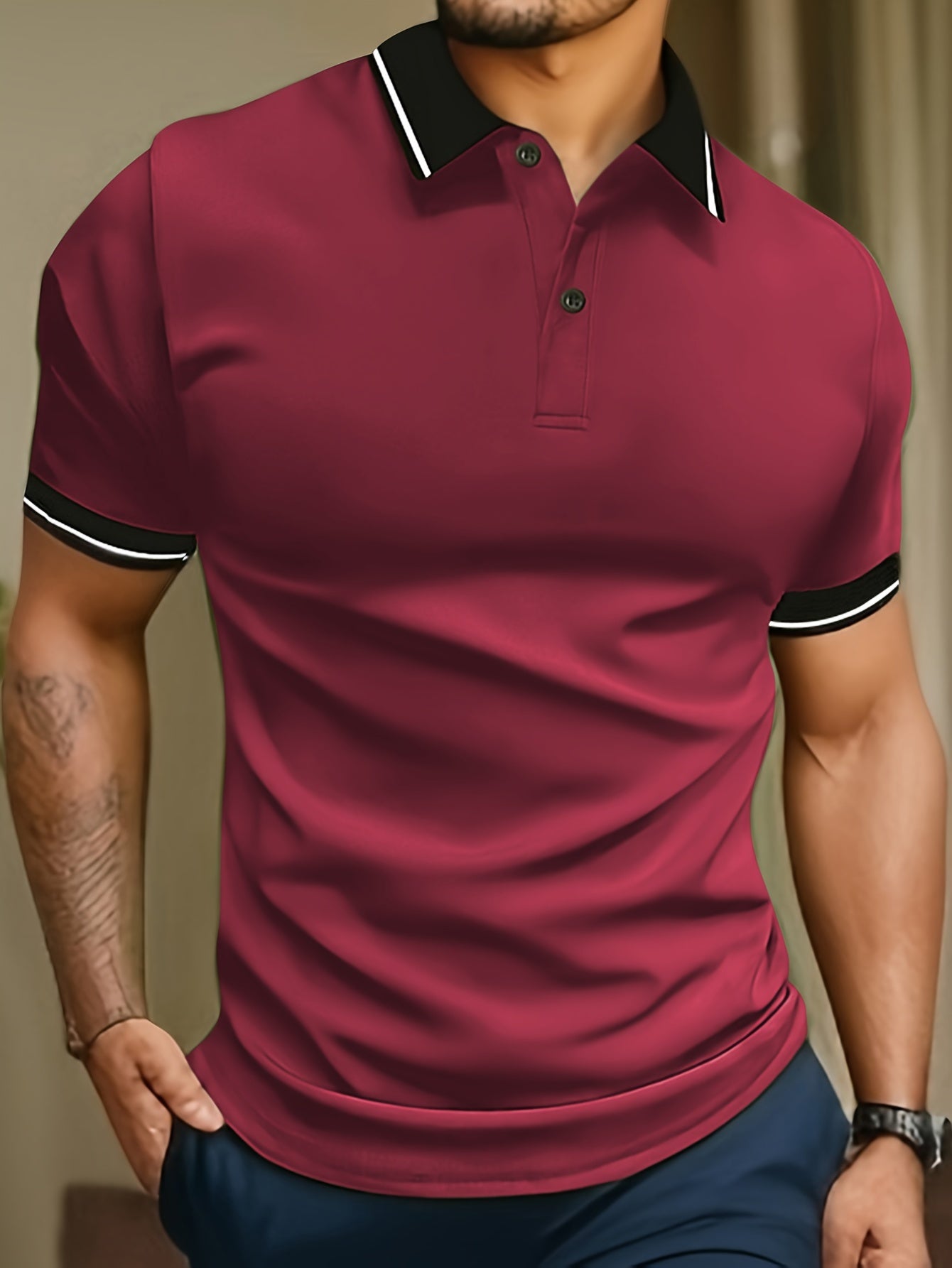 Liam™ | Elastisk Polotröja